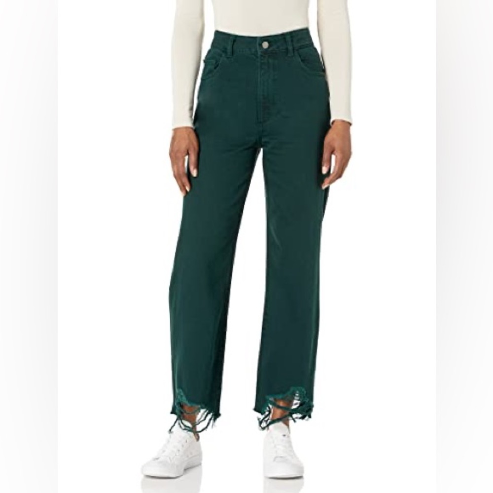 DL1961
Hepburn Wide Leg High Rise Vintage | Dark Forest